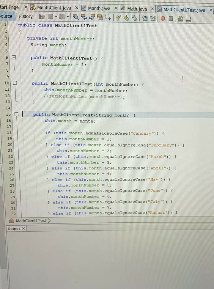 Solved Your goal is to design a Month class. The UML is | Chegg.com