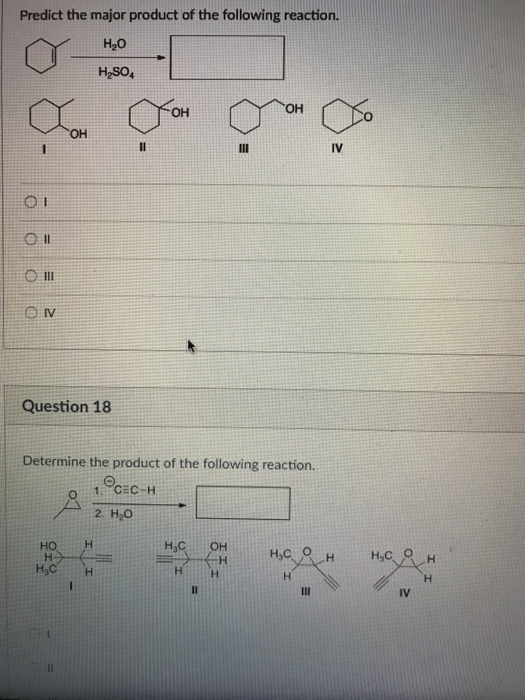 Solved Predict The Major Product Of The Following Reaction 7420