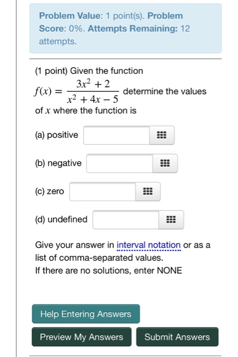 Solved Problem Value: 1 point(s). Problem Score: 0%. | Chegg.com