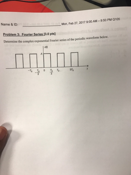 Solved determine the complex exponential fourier series of chegg