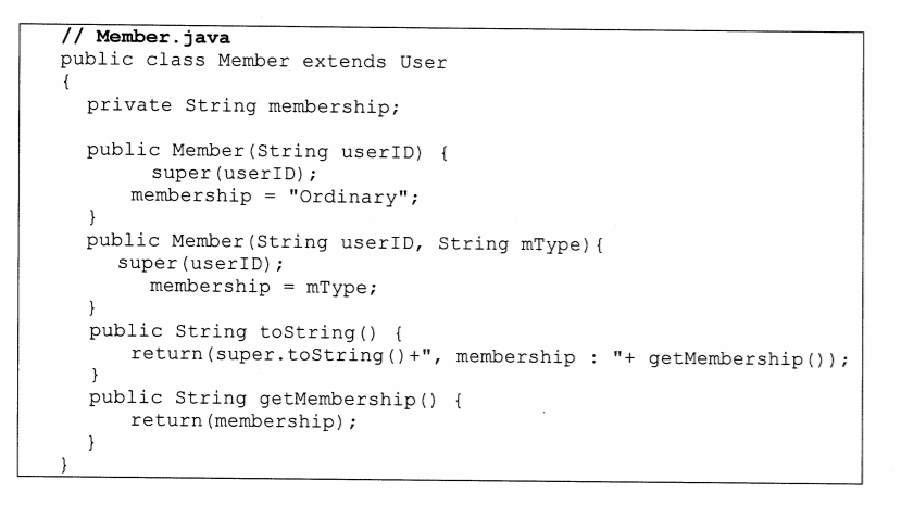 Solved // MemberTest.java class MemberTest { public static | Chegg.com