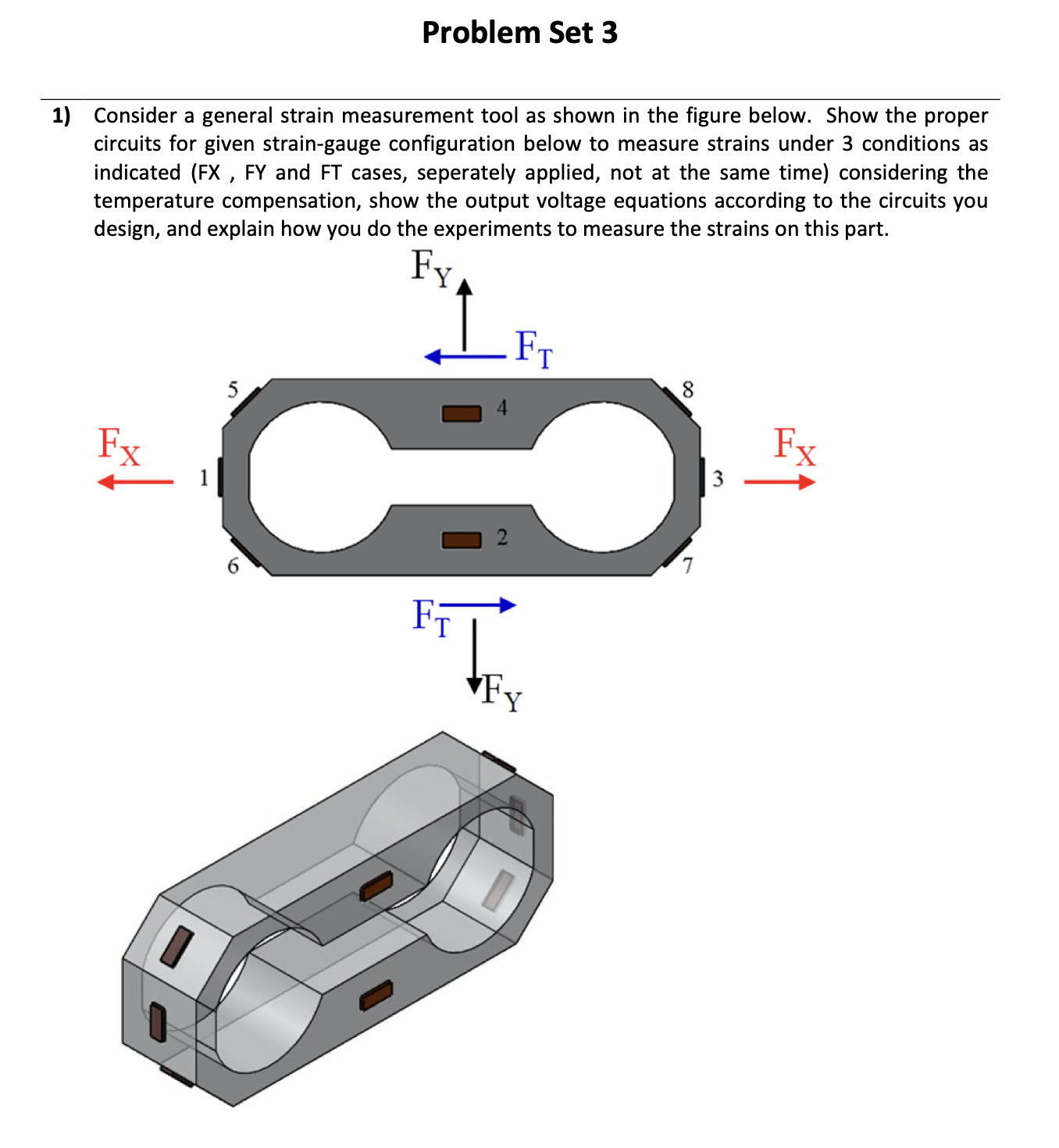 Solved Problem Set 3Consider A General Strain Measurement | Chegg.com