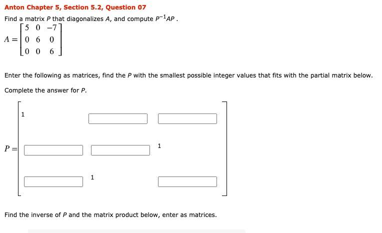 Solved Anton Chapter 5, Section 5.1, Question 24a Find Det | Chegg.com