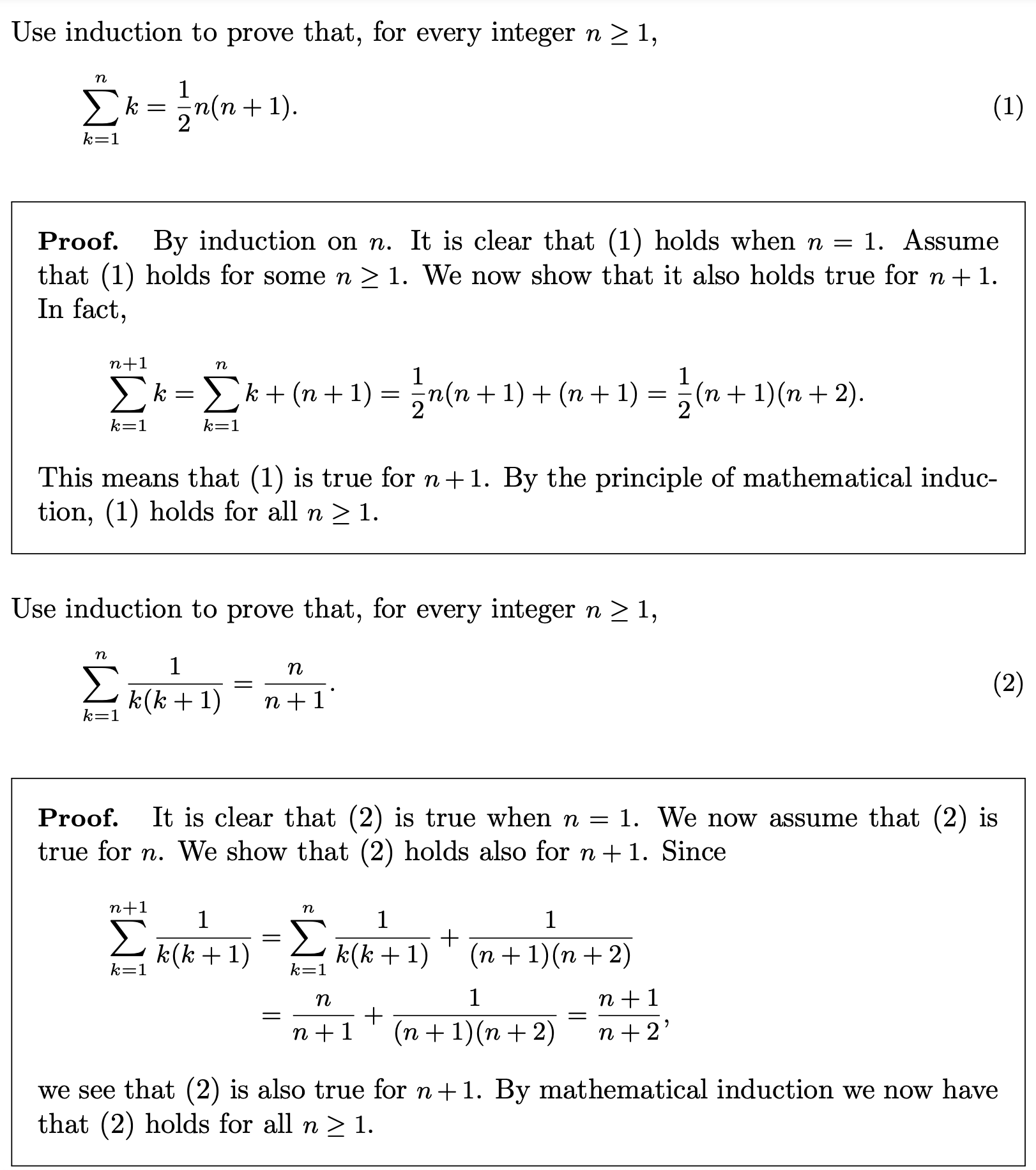 Solved ∑k=1nk(k+1)(k+2)k+3=4(n+1)(n+2)n(5n+11)Use induction | Chegg.com