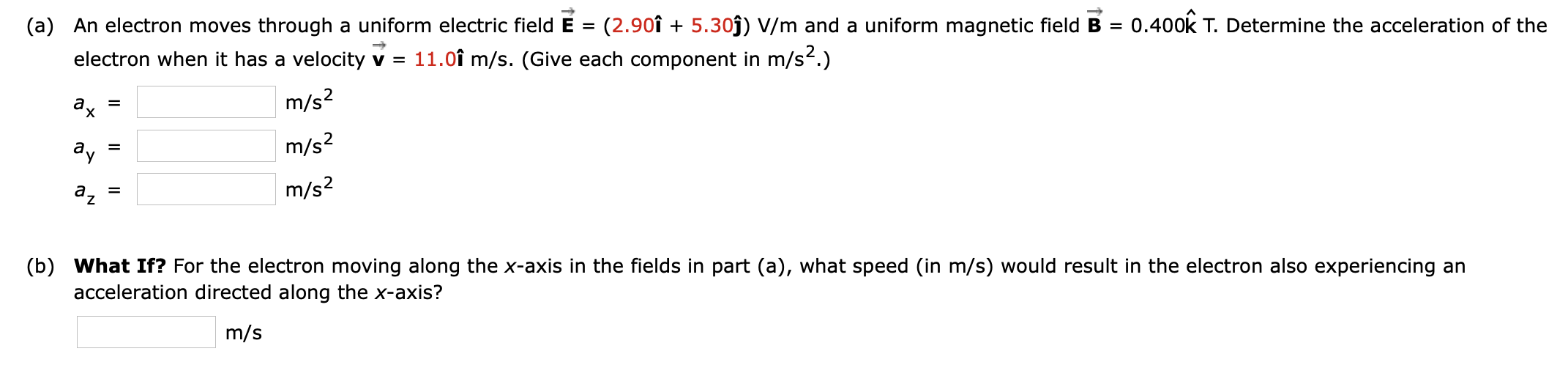 Solved A An Electron Moves Through A Uniform Electric F Chegg Com