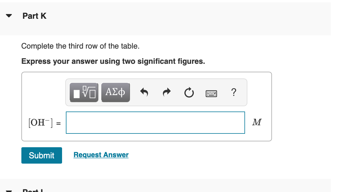 Solved Complete the following table by calculating the | Chegg.com