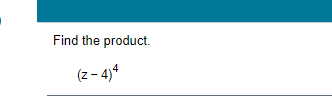 Solved Find the product. (2-4)4 | Chegg.com