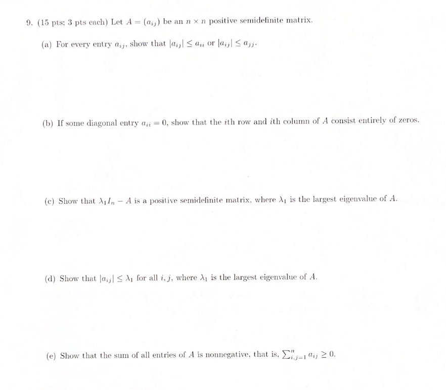 Solved Linear Algebra. Please answer correctly and all | Chegg.com