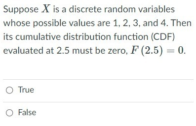 Solved Suppose X Is A Discrete Random Variables Whose | Chegg.com