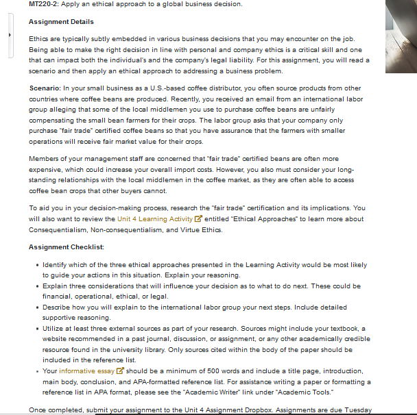 solved-mt220-2-apply-an-ethical-approach-to-a-global-chegg