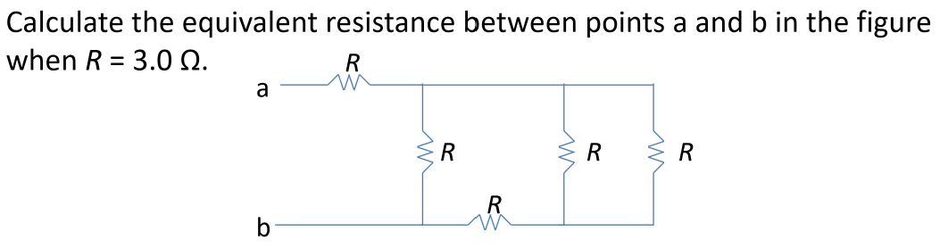 Solved Calculate The Equivalent Resistance Between Points A | Chegg.com