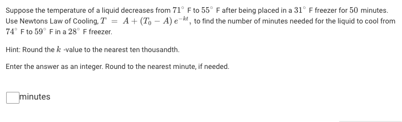 Solved Suppose the temperature of a liquid decreases from | Chegg.com