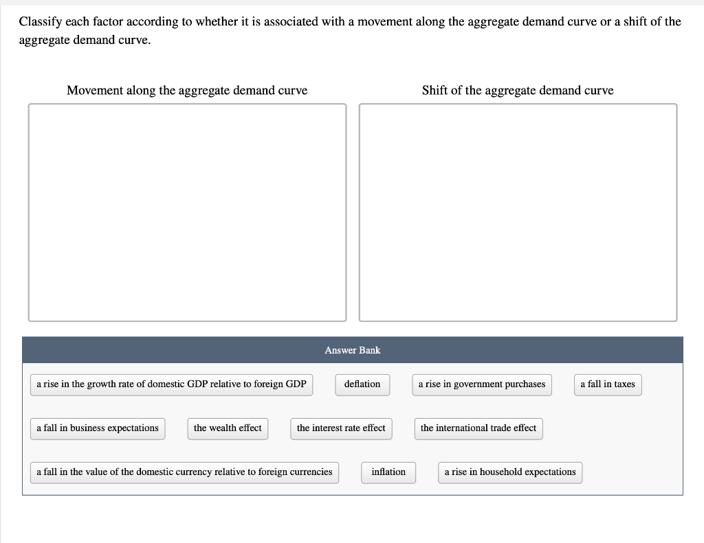 Solved Classify each factor according to whether it is | Chegg.com