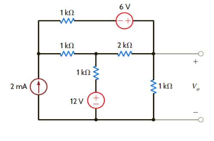 Solved Use Nodal Analysis to find Vo in the circuit below. | Chegg.com