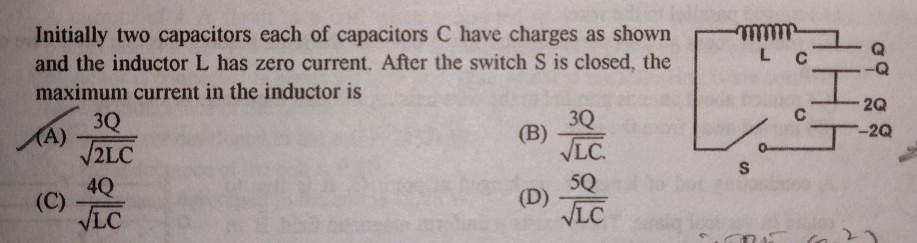 Solved Initially two capacitors each of capacitors C have | Chegg.com