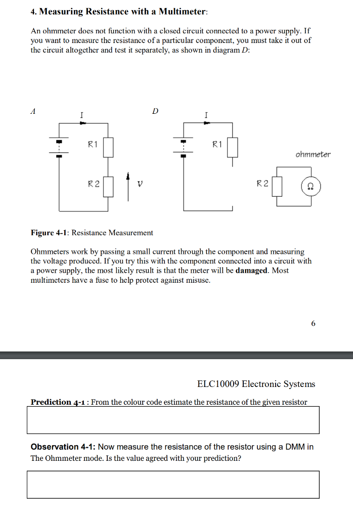 Difference Between Multimeter and Ohmmeter