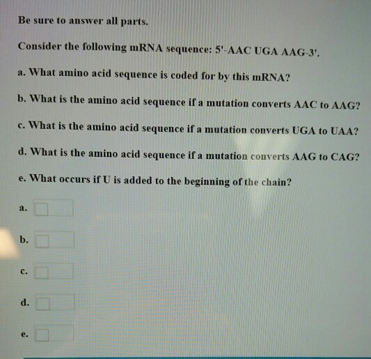 Solved Be sure to answer all parts Consider the following