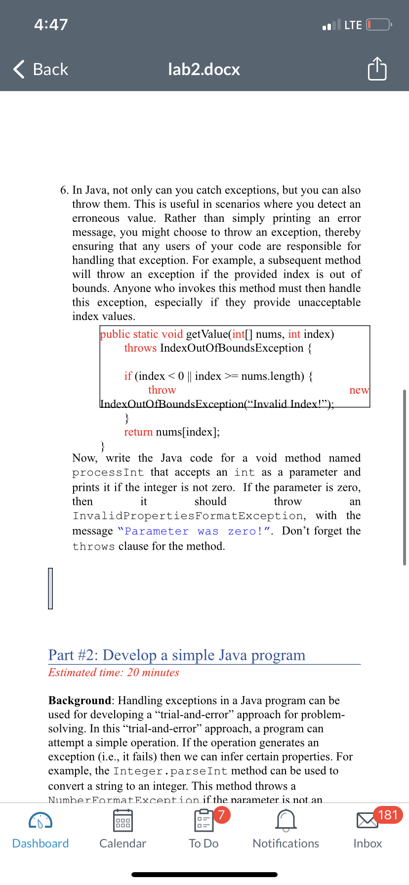 Solved Part #2: Develop a simple Java programEstimated time: | Chegg.com