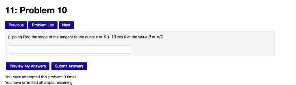 Solved 11: Problem 9 PreviouS Problem List Next 1 point) | Chegg.com