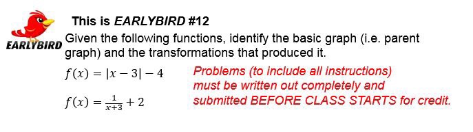 Solved Given the following functions, identify the basic | Chegg.com