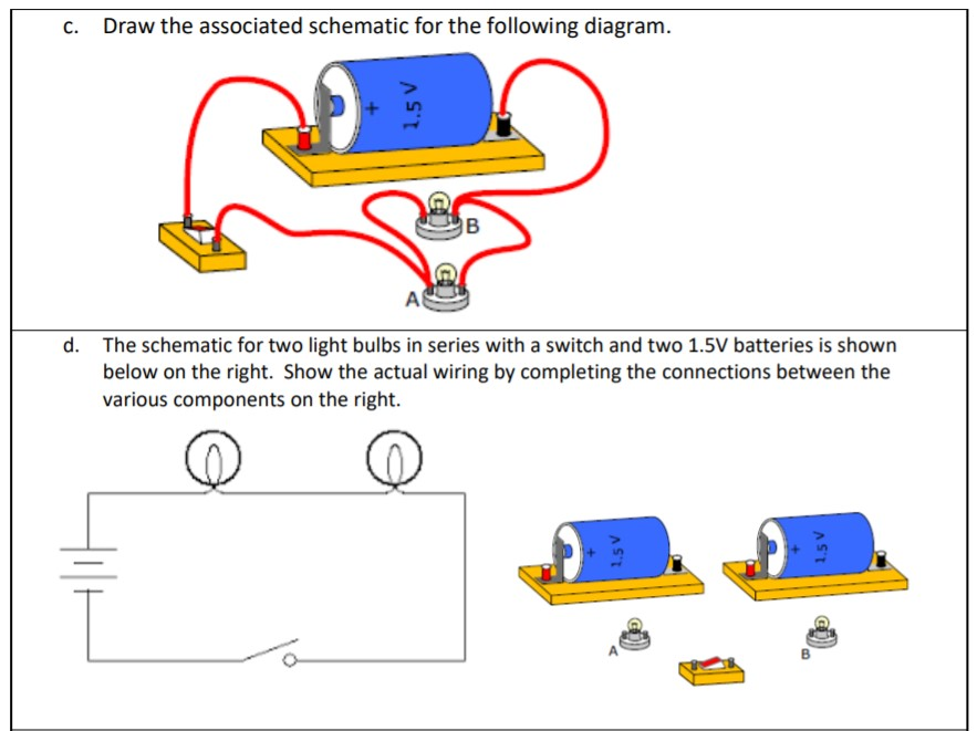 Solved Draw the associated schematic for the following | Chegg.com