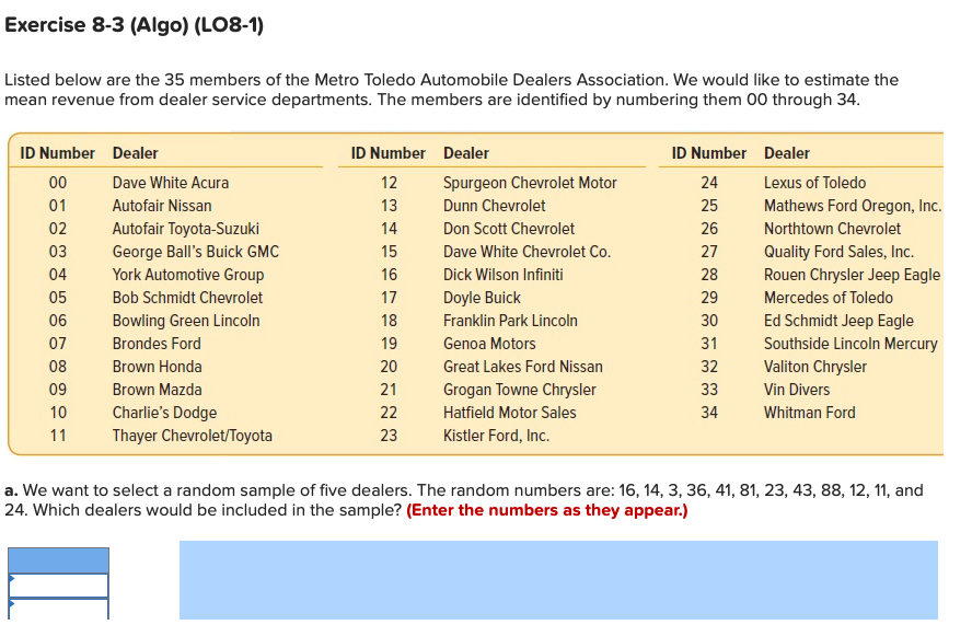 solved-a-we-want-to-select-a-random-sample-of-five-dealers-chegg