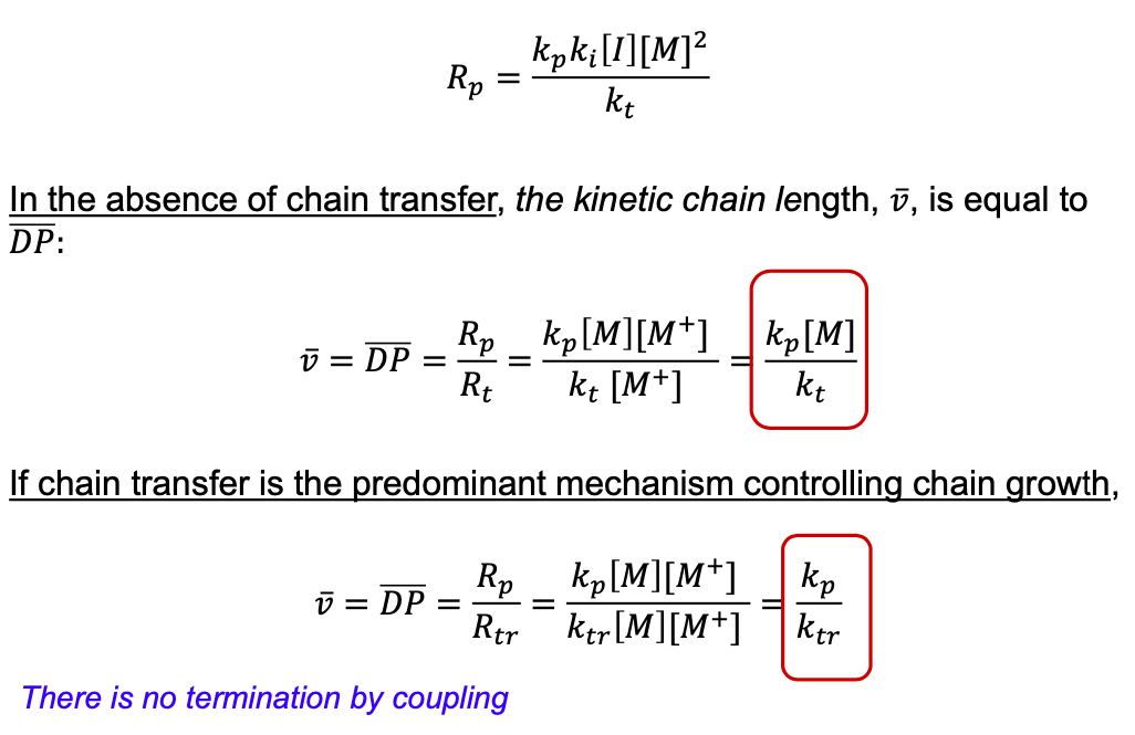 Solved How Will The Degree Of Polymerization In Cationic | Chegg.com