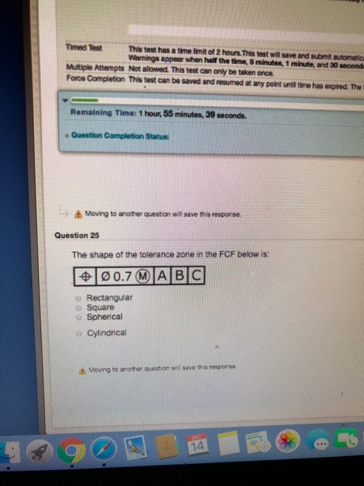 Solved Timed Test This test has a time limit of 2 hours. | Chegg.com