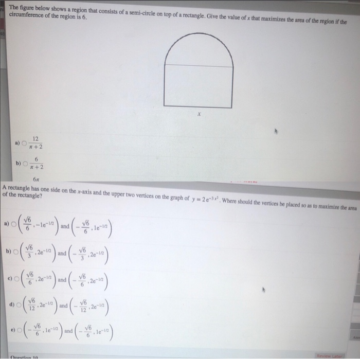 Solved The figure below shows a region that consists of a | Chegg.com