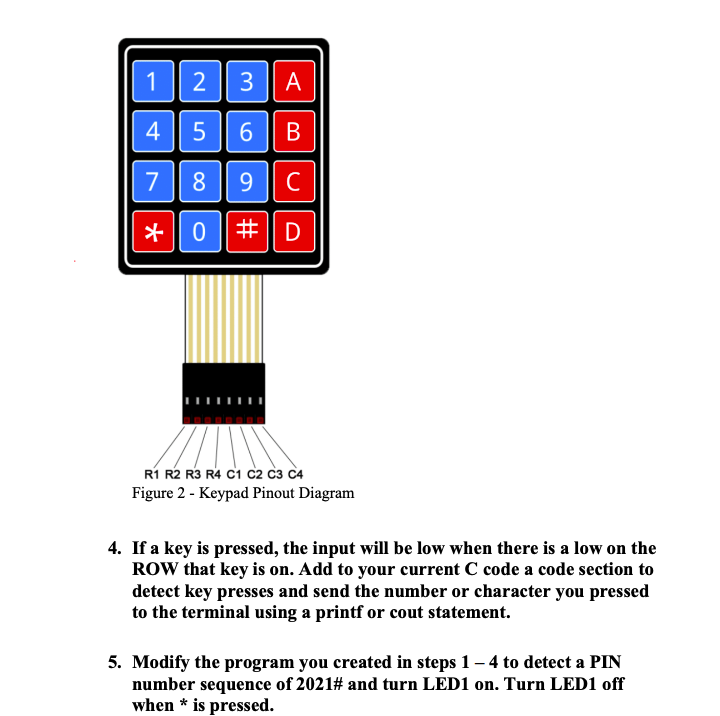 Laboratory procedure 1. Write a C or C++ program to | Chegg.com