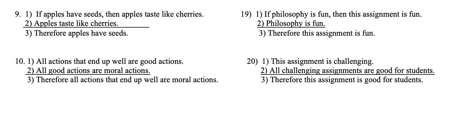 Solved Determine whether each of the following arguments is | Chegg.com