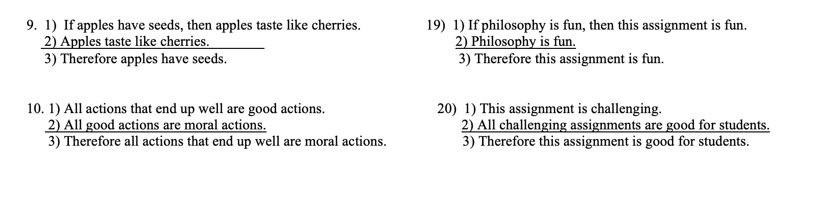 Solved Determine Whether Each Of The Following Arguments Is | Chegg.com