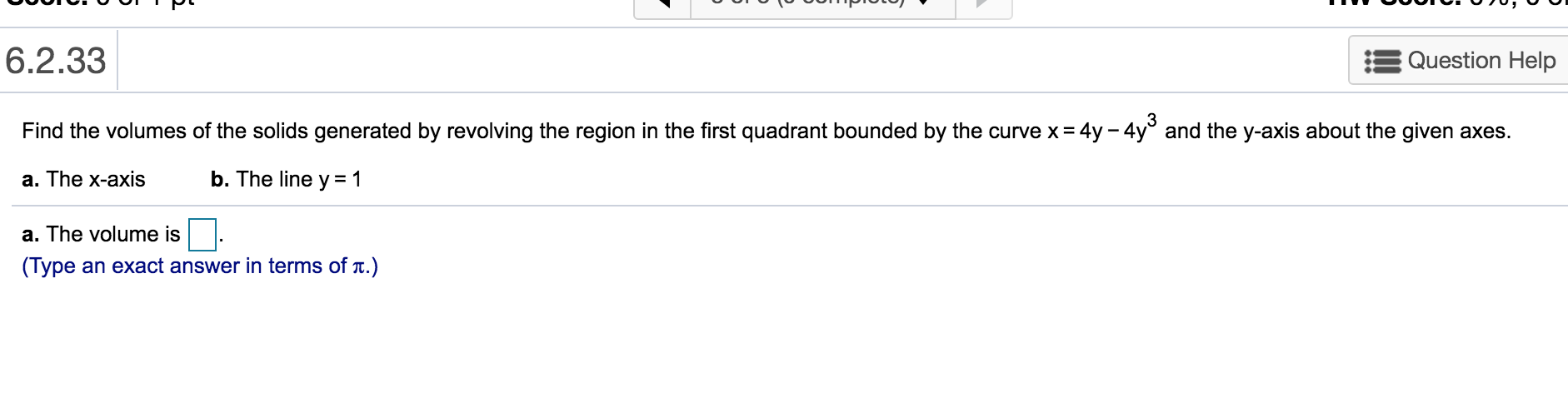 Solved 001TIPL UUIIIIULUI UU, 6.2.33 Question Help Find the | Chegg.com