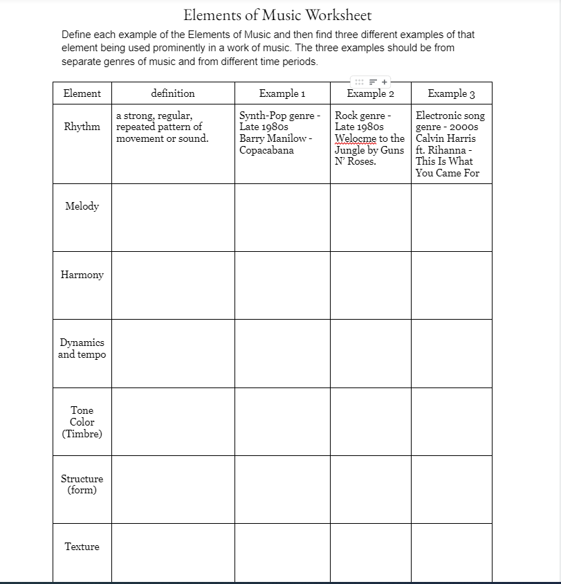 solved-elements-of-music-worksheet-define-each-example-of-chegg