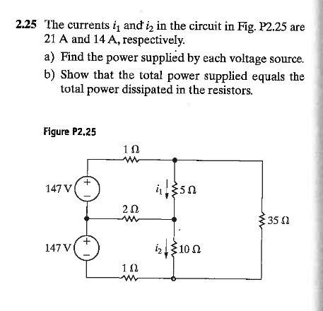 Solved 2.21 The current i, in the circuit in Fig. P2.21 is 1 | Chegg.com