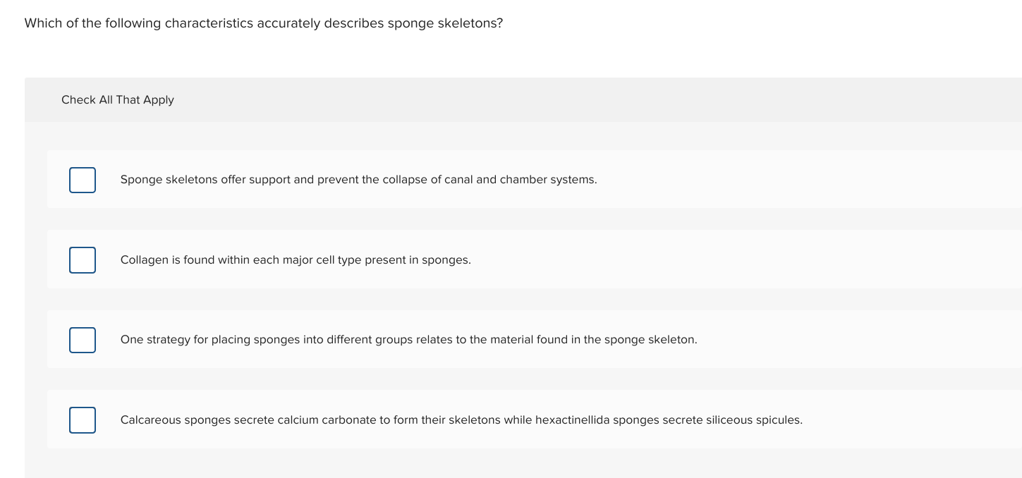 Solved Which of the following characteristics accurately