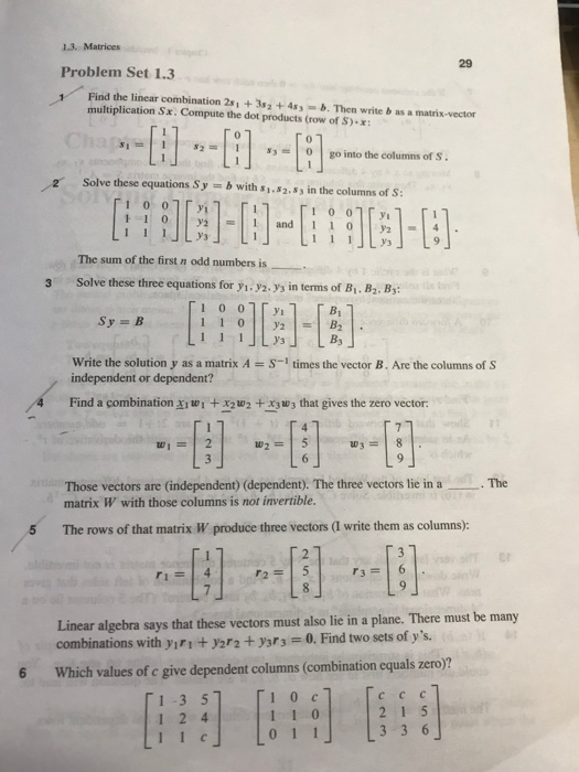 Solved Introduction to Linear Algebra by Gilbert Strang | Chegg.com