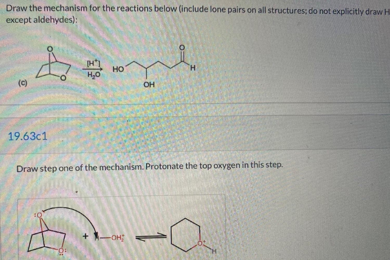 Solved Please draw the mechanism for each of the different | Chegg.com