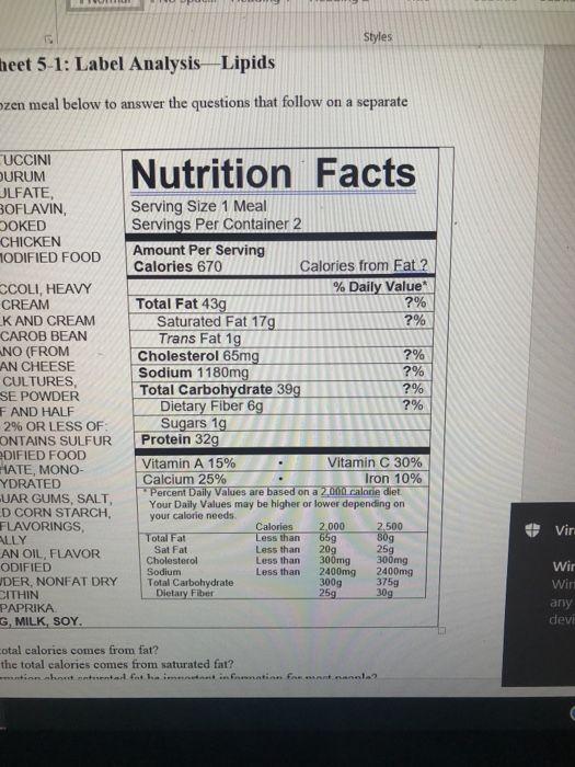 32 Heavy Cream Nutrition Label Label Design Ideas 2020