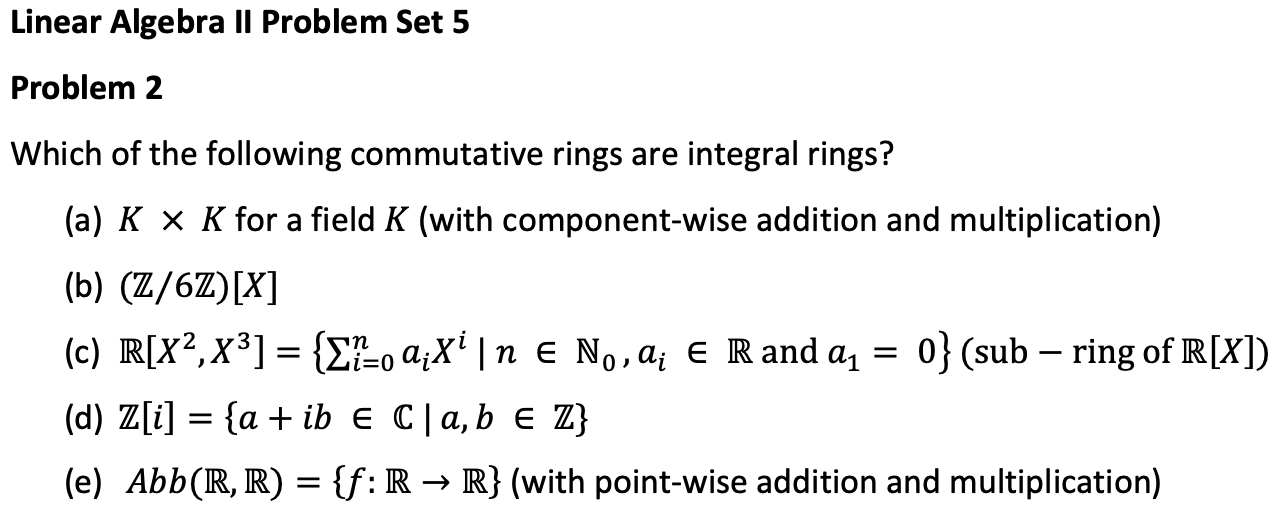 Ring linear algebra