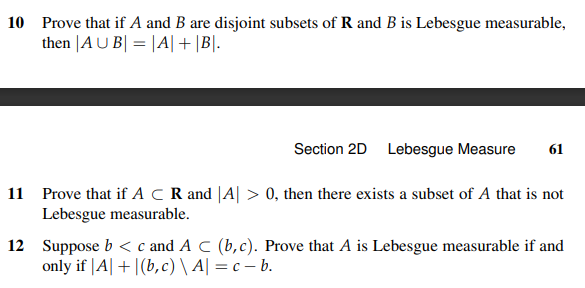 Solved 10 Prove That If A And B Are Disjoint Subsets Of R | Chegg.com