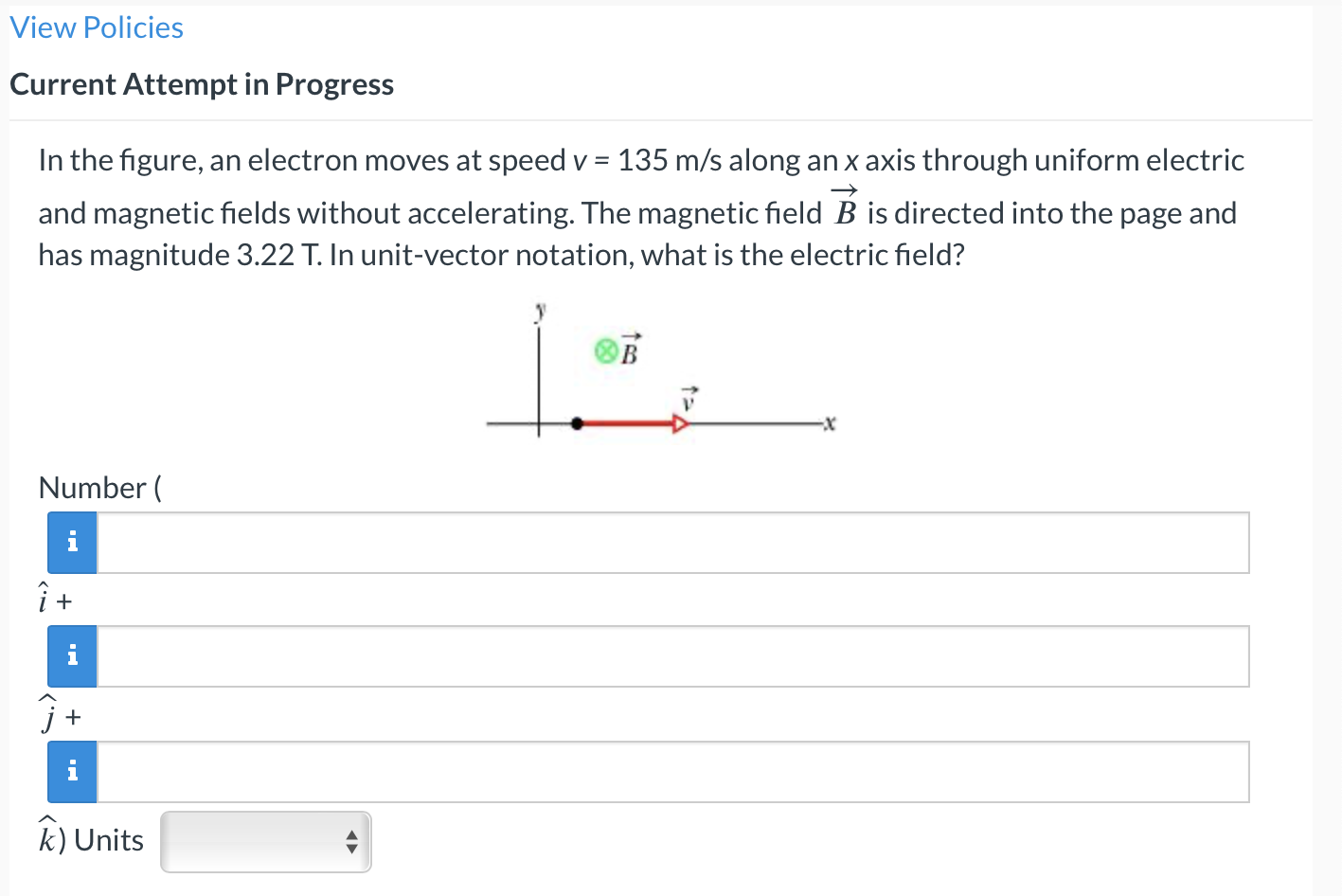 Solved In The Figure, An Electron Moves At Speed V=135 M/s | Chegg.com