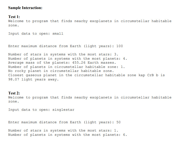 Solved Programming Project 05 This assignment is worth 45 | Chegg.com