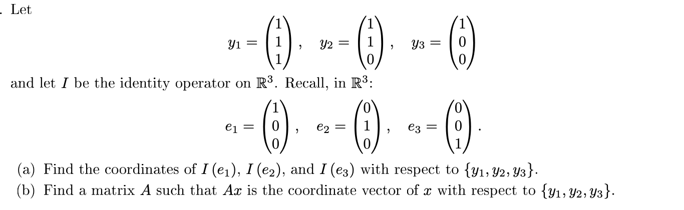 Solved Let , Y3 = Yi = 1, Y2 = 1 10) And Let I Be The 