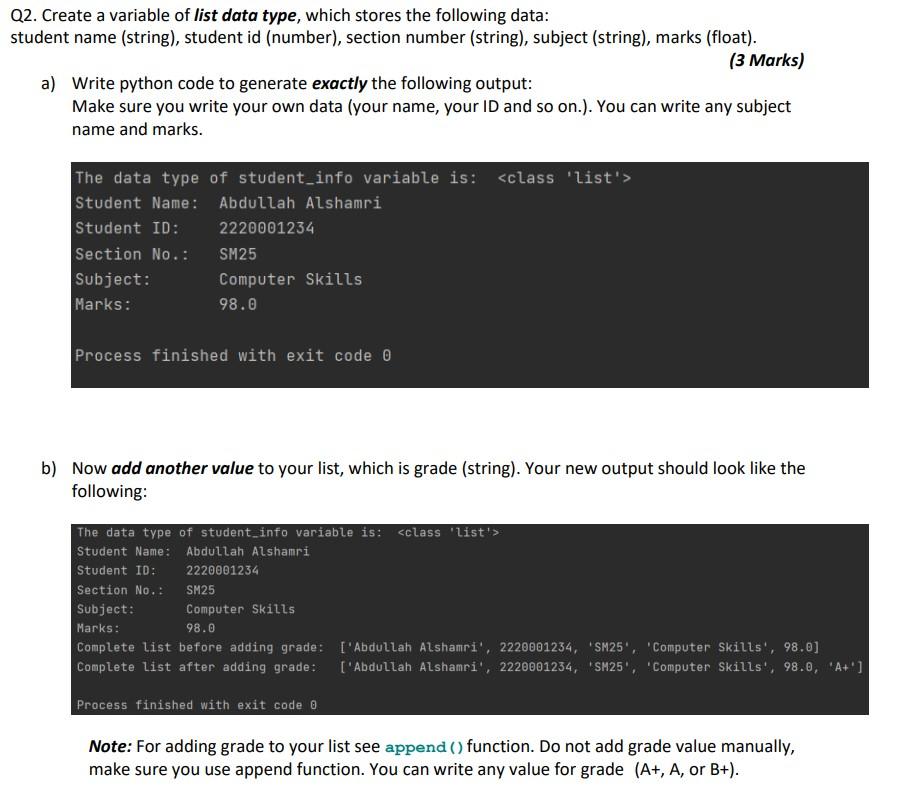 Solved Q1. The following string data is given to you: (3 | Chegg.com