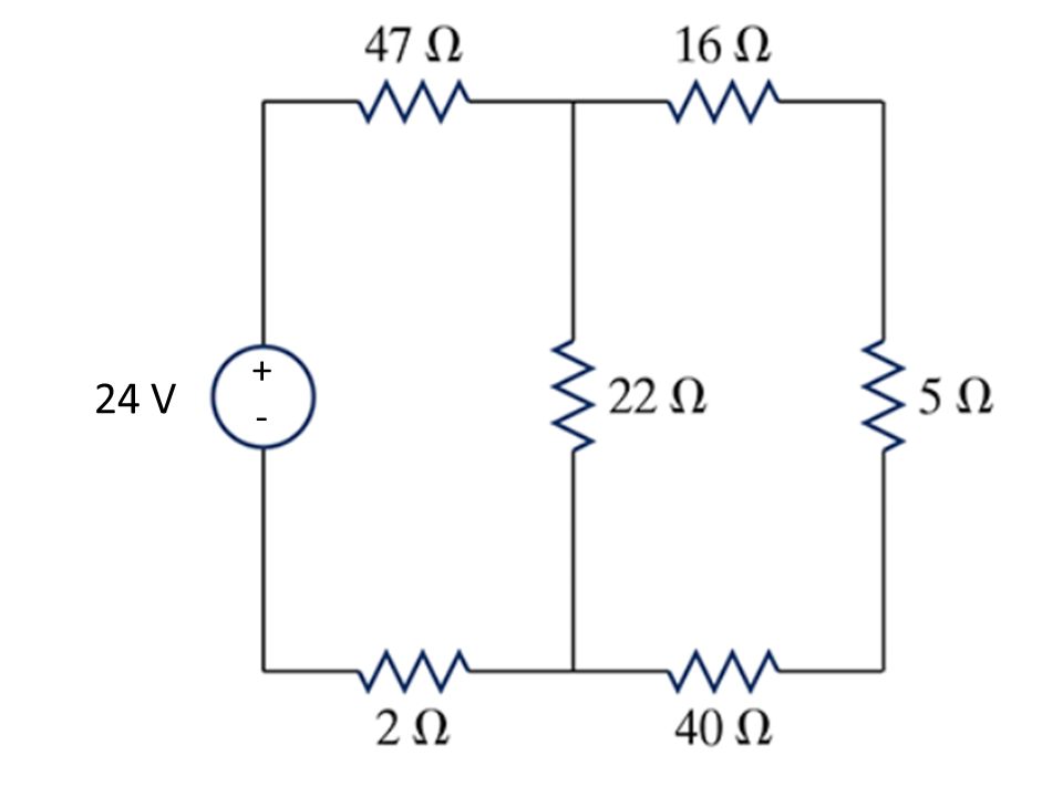 Solved For the resistor network shown in Figure 51 below,
