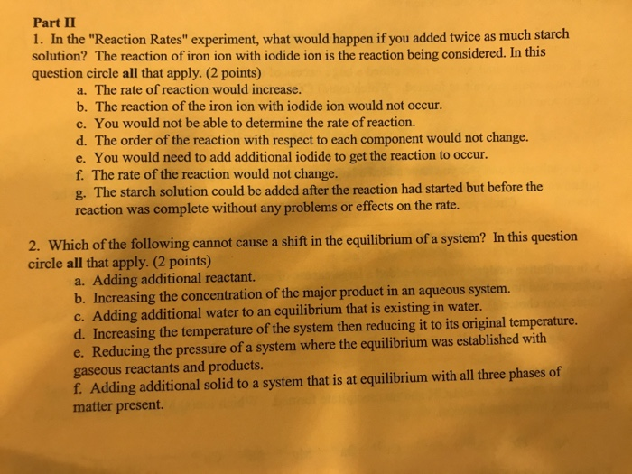 limitations of rate of reaction experiment