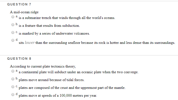 Solved Question 4 Which Of The Following Lines Of Evidenc