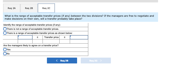 Solved Req 2A Req 2BReq 2C What is the highest acceptable | Chegg.com