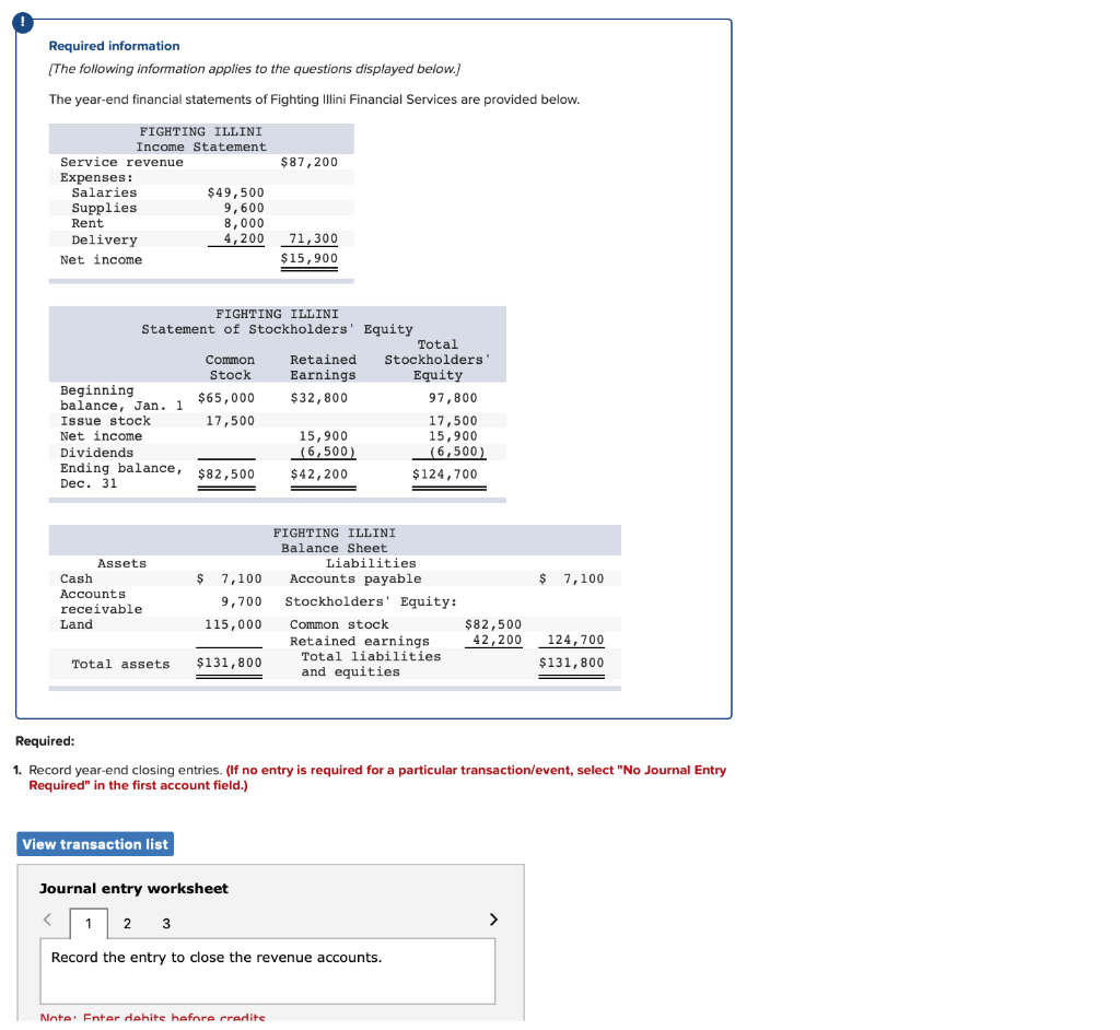 Solved Required information The following information | Chegg.com